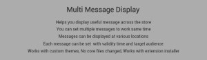 Multi message