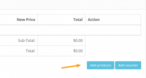 Add products button