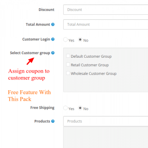 Coupon import module opencart