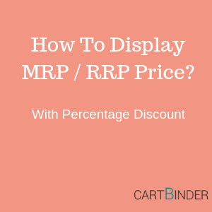 Display MRP/RRP price with Saving percentage for Opencart